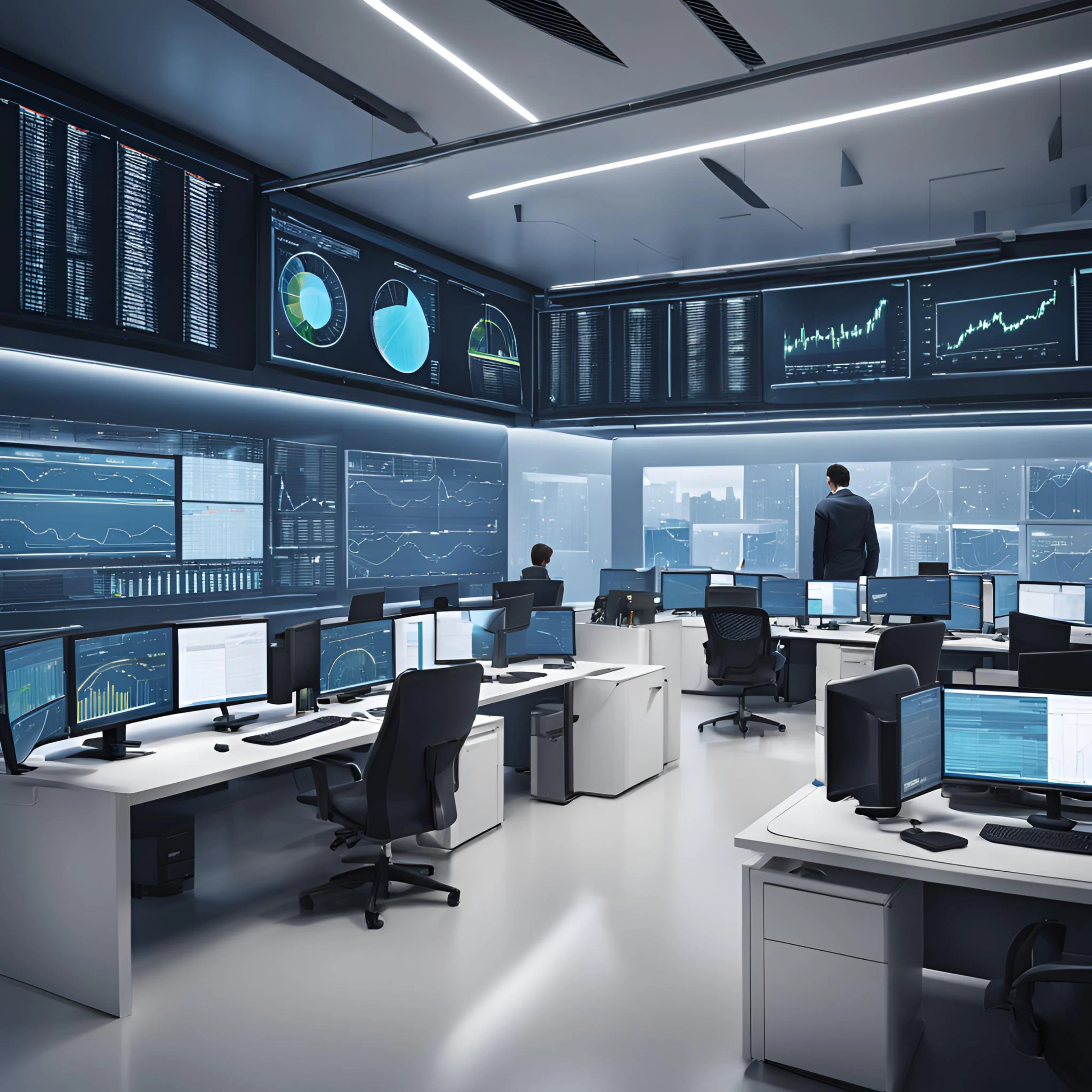 stock market office