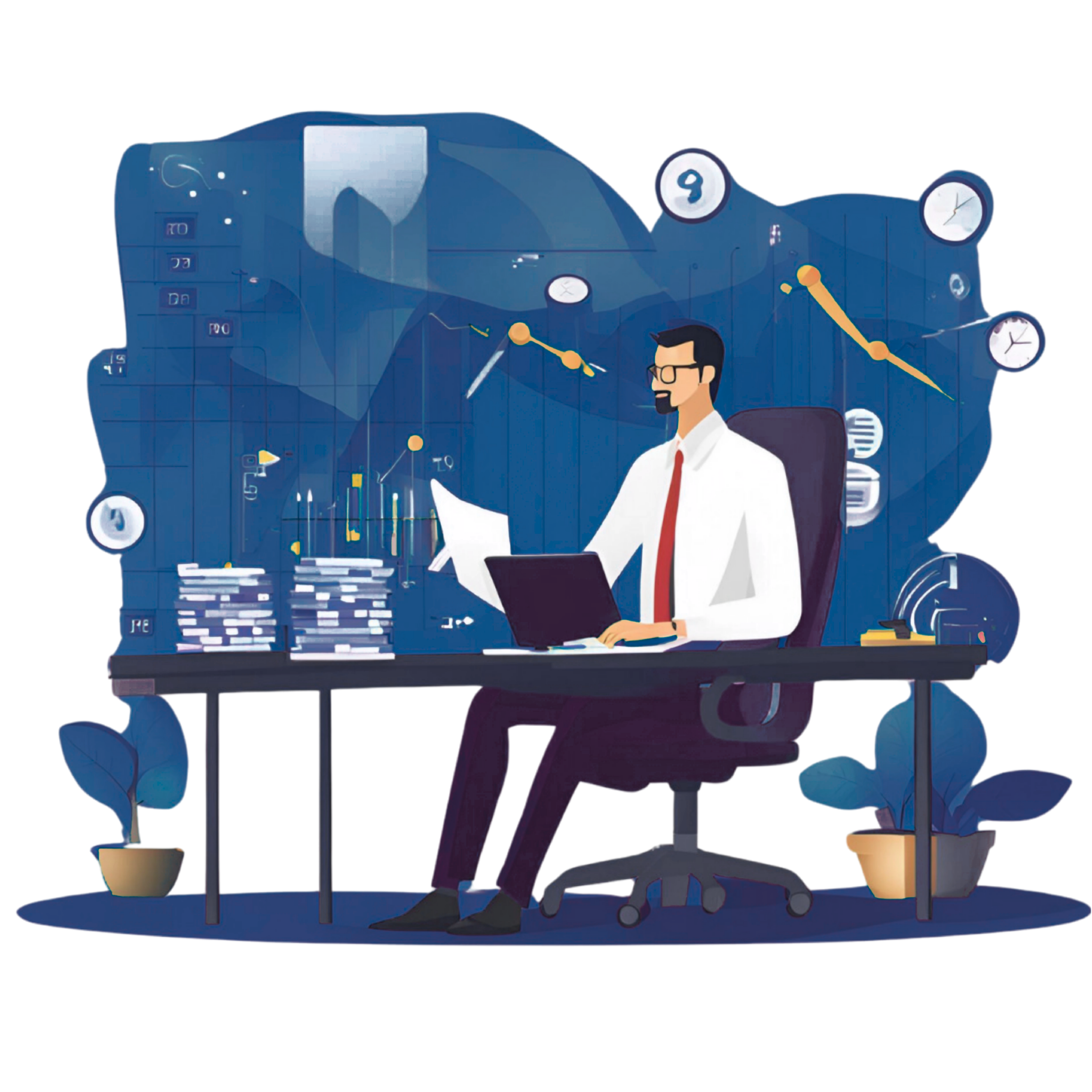 accountant manages accounts