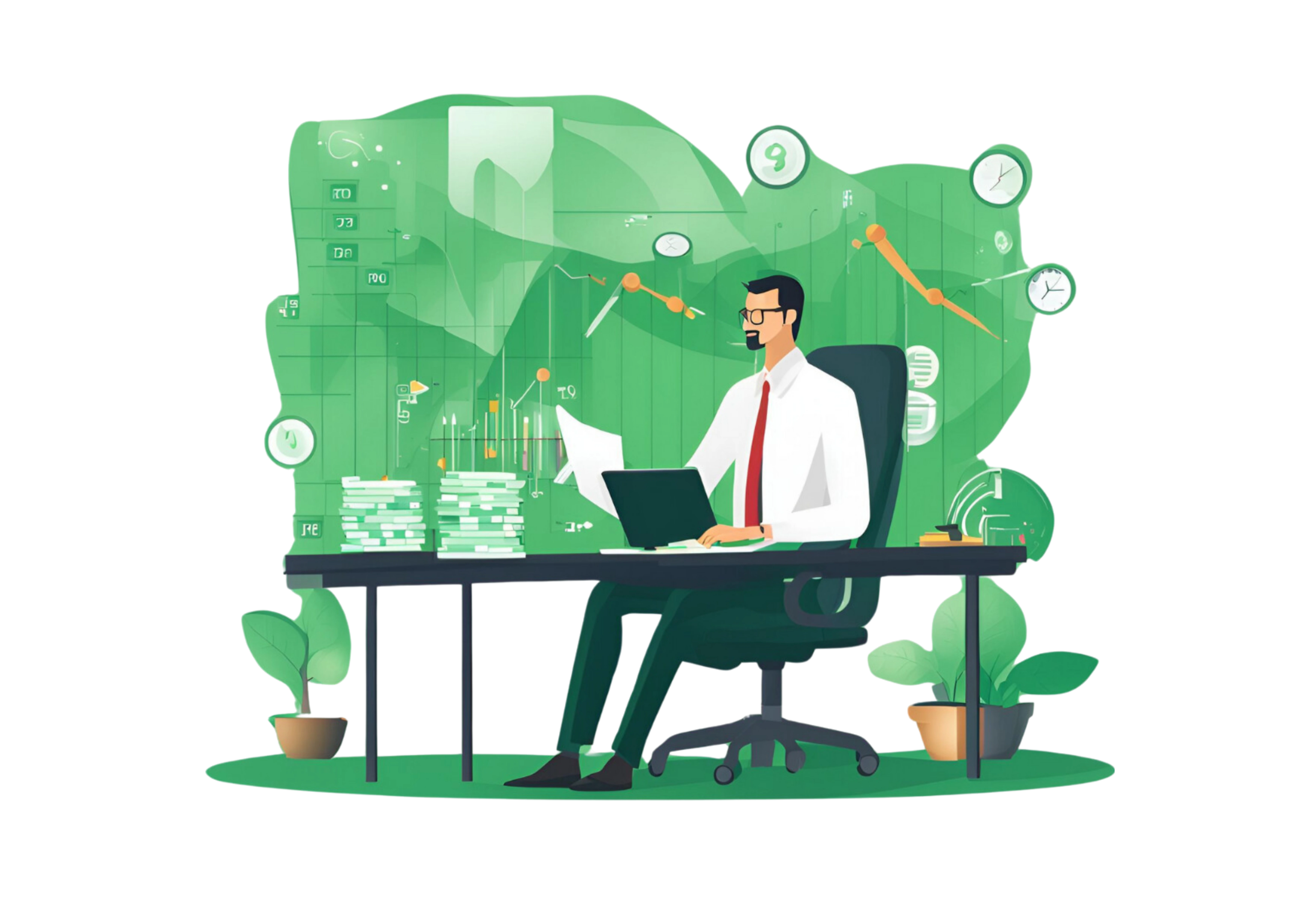 accountant manages accounts